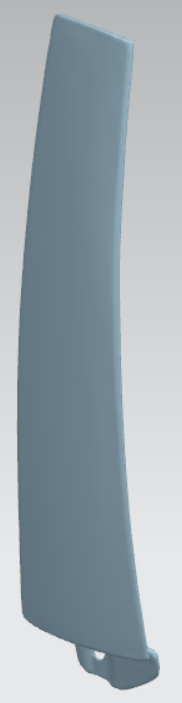Customer-supplied scan of the outer face of the Nissan trim